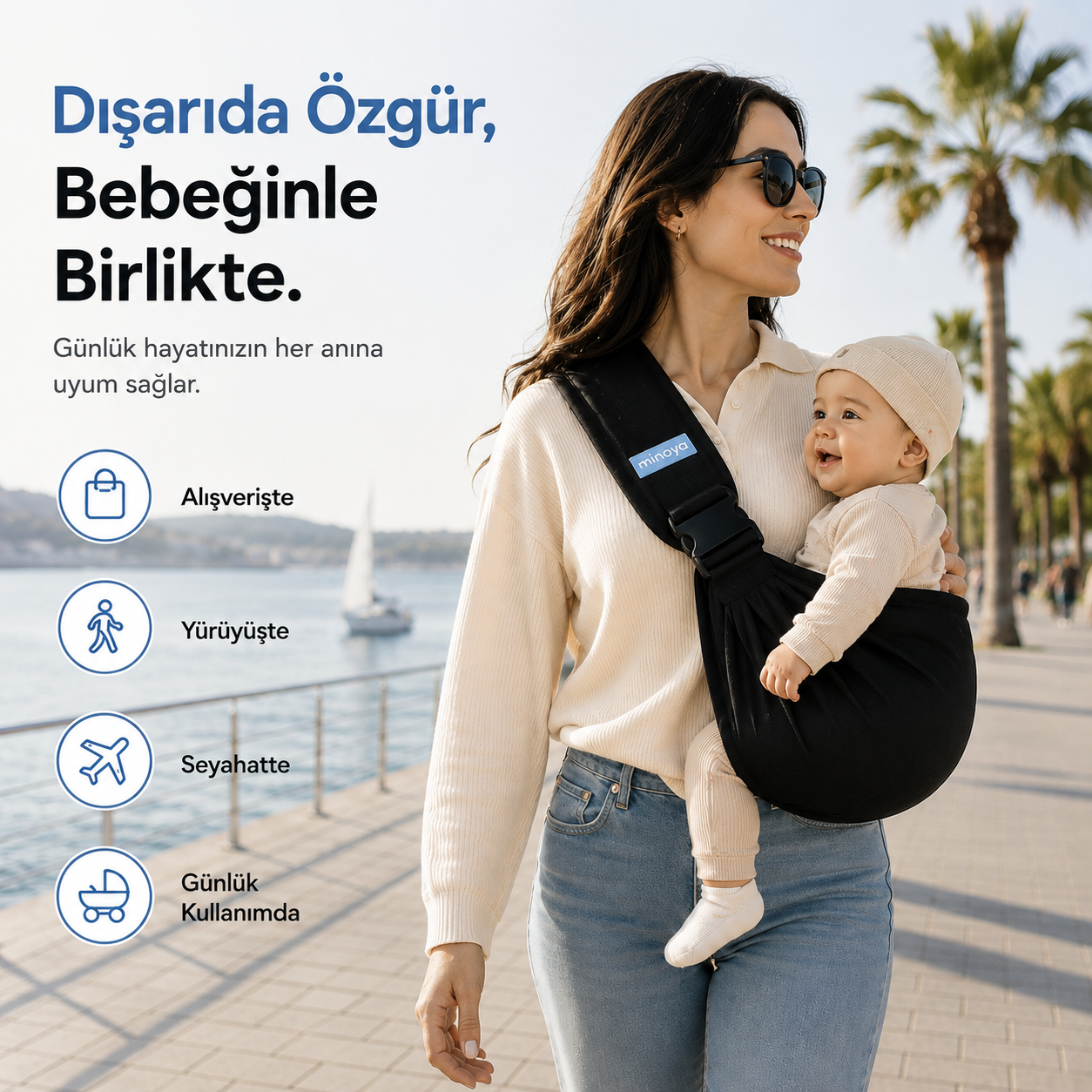 Minoya Bebek Taşıma Askısı