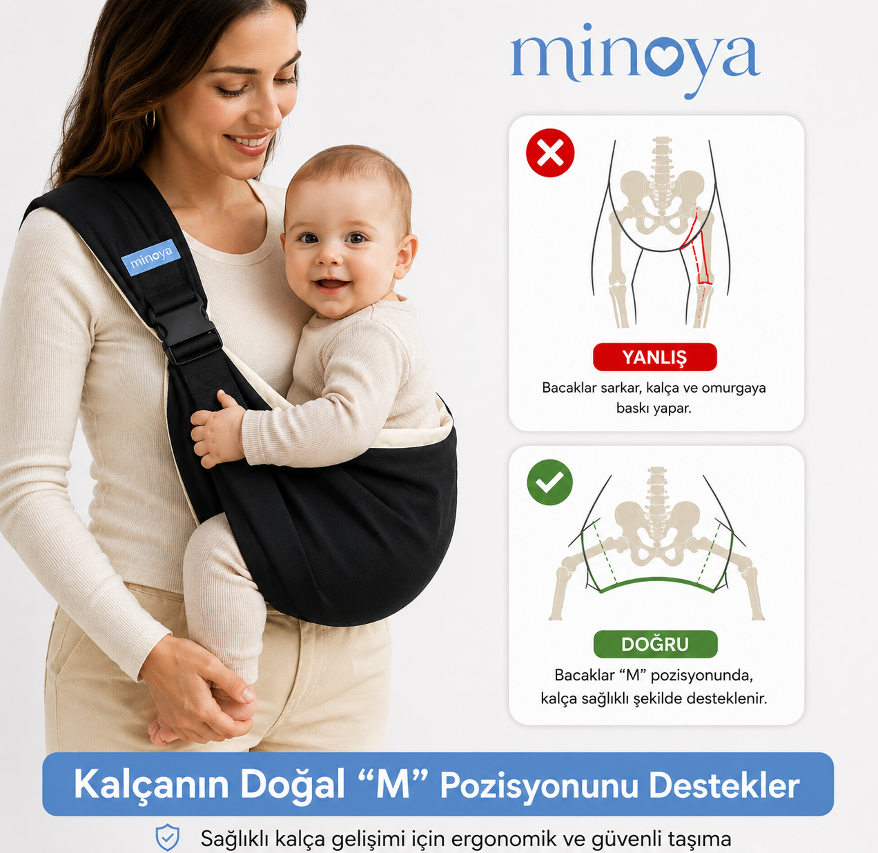 Minoya Bebek Taşıma Askısı